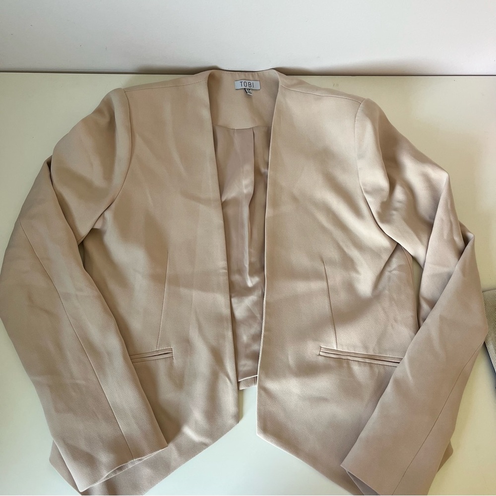 Tobi Women's Light Pink Blazer Jacket - size Small
